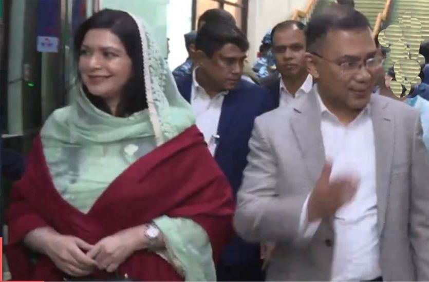 ২১ বছর পর সিলেটের মাটিতে স্ত্রীকে নিয়ে তারেক রহমান...