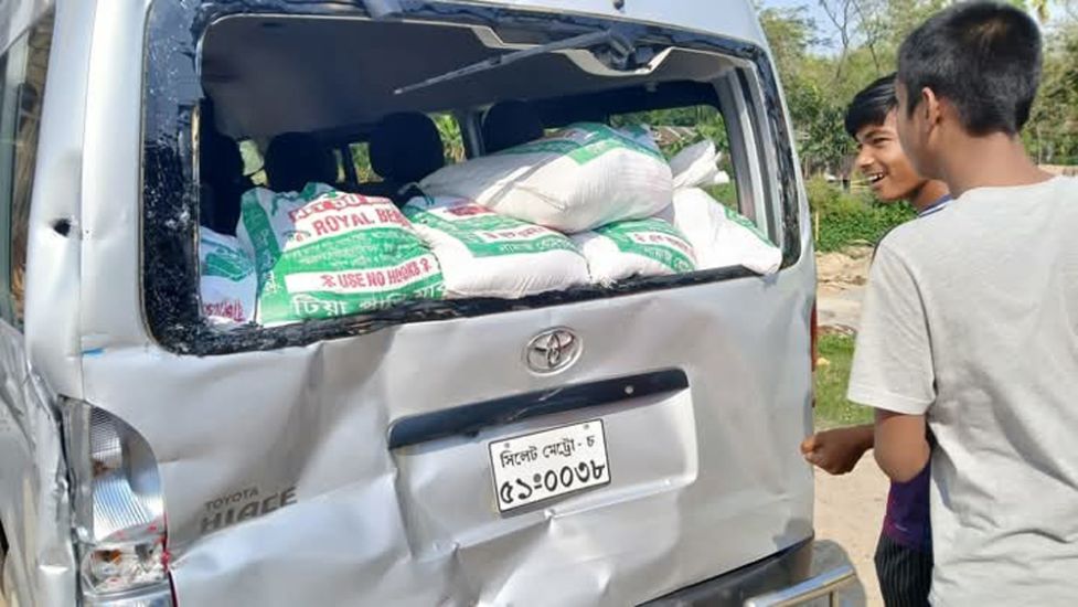 সিলেটে ঈদ উপহার দিতে গিয়ে দুর্ঘটনার কবলে ছাত্র নেত...