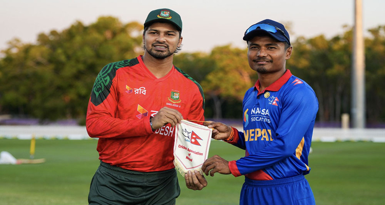 নেপালকে ১৮৭ রানের লক্ষ্য দিল বাংলাদেশ