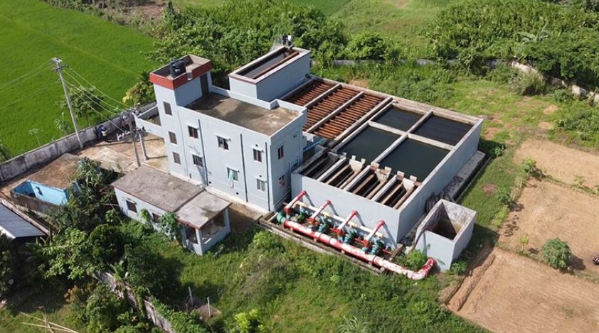 বিয়ানীবাজার পৌরসভার গলার কাঁ টা ওয়াটার ট্রিটমেন্ট ...