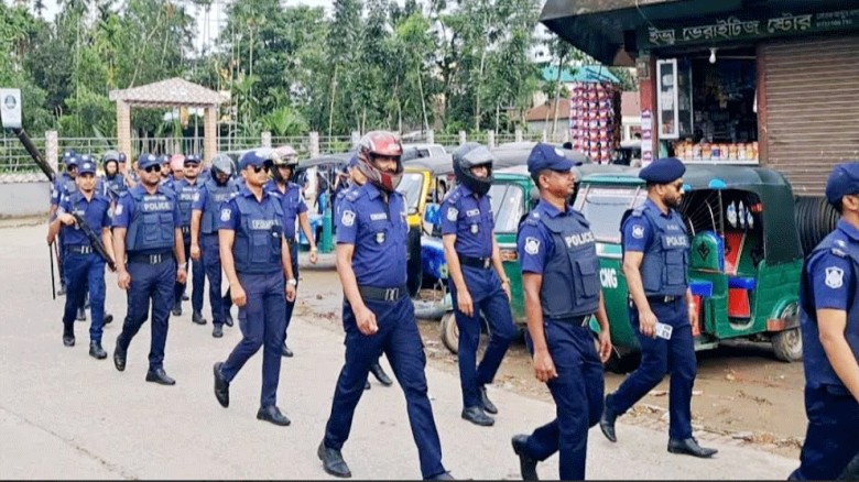 ঈদ সামনে রেখে জকিগঞ্জে পুলিশের কঠোর সতর্