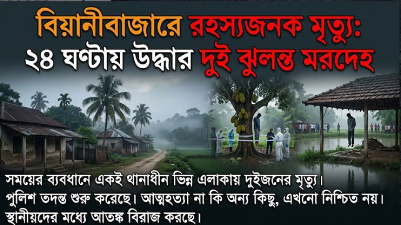 বিয়ানীবাজারে রহস্যজনক মৃত্যু: ২৪ ঘণ্টায়