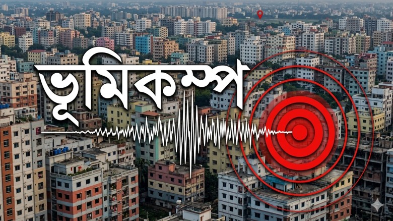 মাঝরাতে সিলেট ও ঢাকাসহ দেশজুড়ে তীব্র ভূক