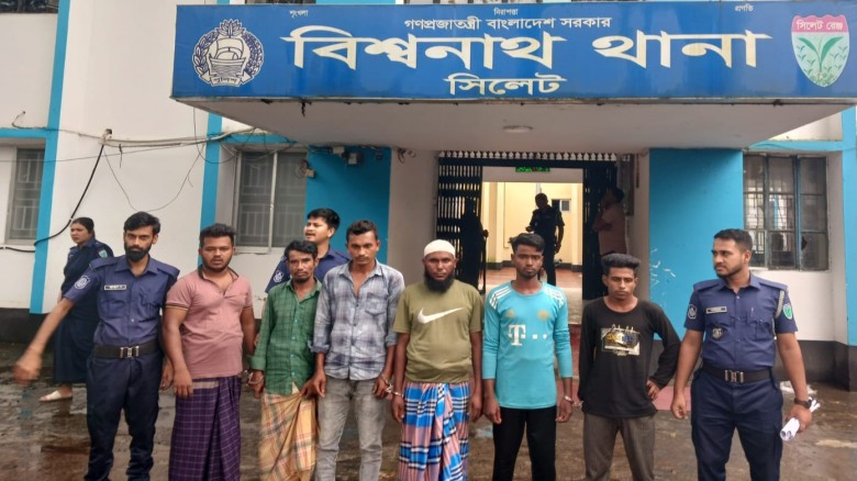 বিশ্বনাথ থানার পৃথক অভিযানে নারী ও শিশু 