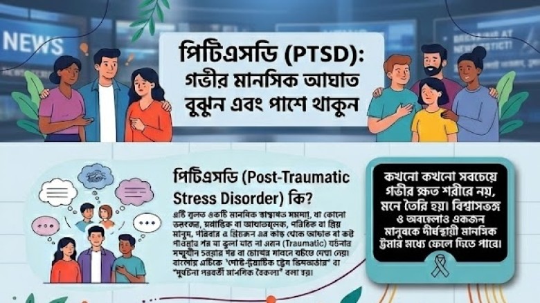 পিটিএসডি (PTSD): গভীর মানসিক আঘাত বুঝুন 
