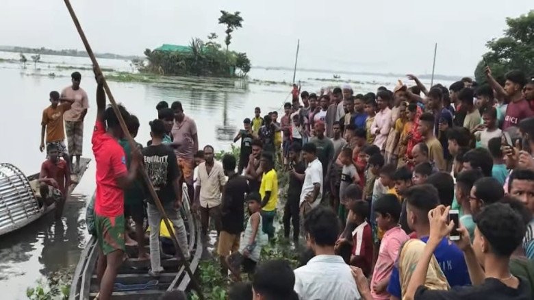 জগন্নাথপু‌রে  নৌকা ডু‌বি‌তে ২ জনের মরদে