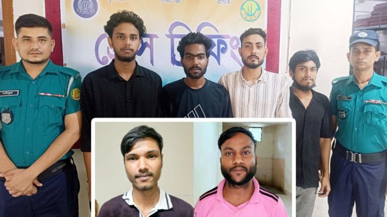 সিলেট নগরী থেকে বিয়ানীবাজারের ৪ জনসহ ৬ ছাত্রলীগ নে...