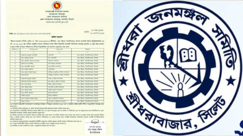 শ্রীধরা জনমঙ্গল সমিতির কমিটিতে নেই প্রশা