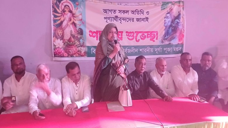 বিশ্বনাথের বিভিন্ন পুজামন্ডপ পরিদর্শন সকল ধর্মের মানুষের সমান অধিকার নিশ্চিত করাই সরকারের লক্ষ্য: এমপি তাহশিনা রুশদীর