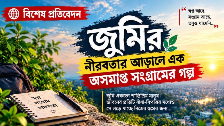 জুমির — নীরবতার আড়ালে এক অসমাপ্ত সংগ্রা
