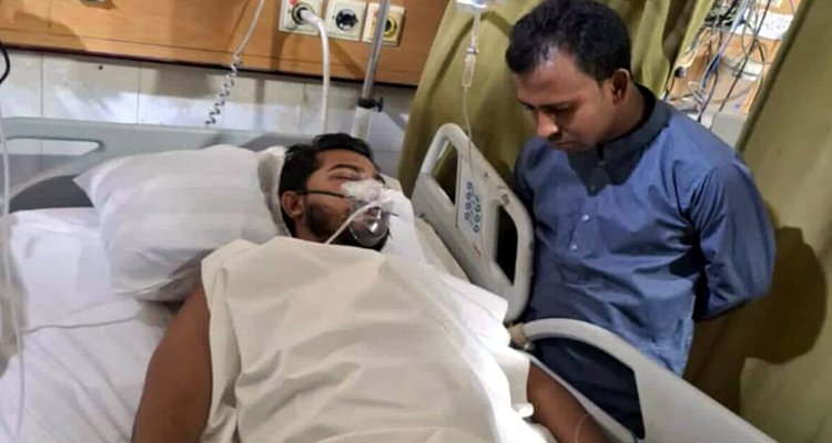 নুরের মাথা, নাক ও চোয়ালের হাড় ভেঙে গেছে...