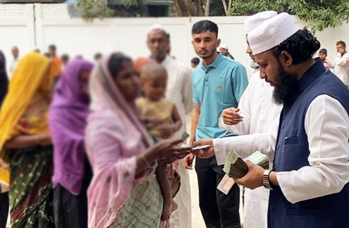 জনতার এমপি মাও. ফখরুলের মানবিক সহায়তা পেল দুই সহস্...