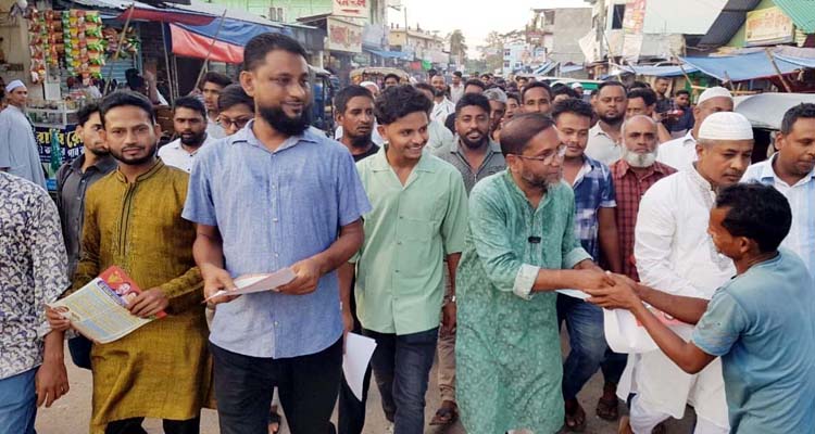 বালাগঞ্জে ধানের শীষের পক্ষে খান জামালের প্রচারণা...