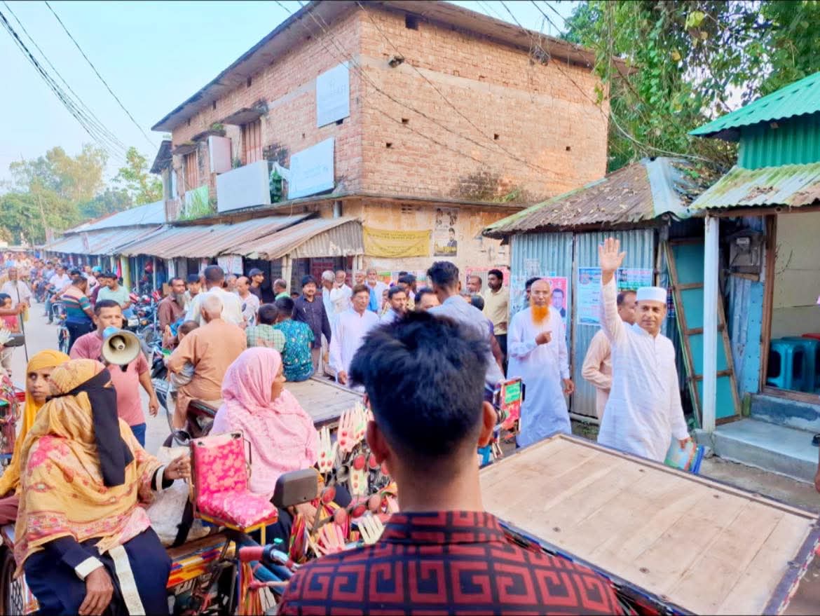 মান্দায় ৩১ দফা বাস্তবায়নে এম এ মতীনের গণসংযোগ ও লি...
