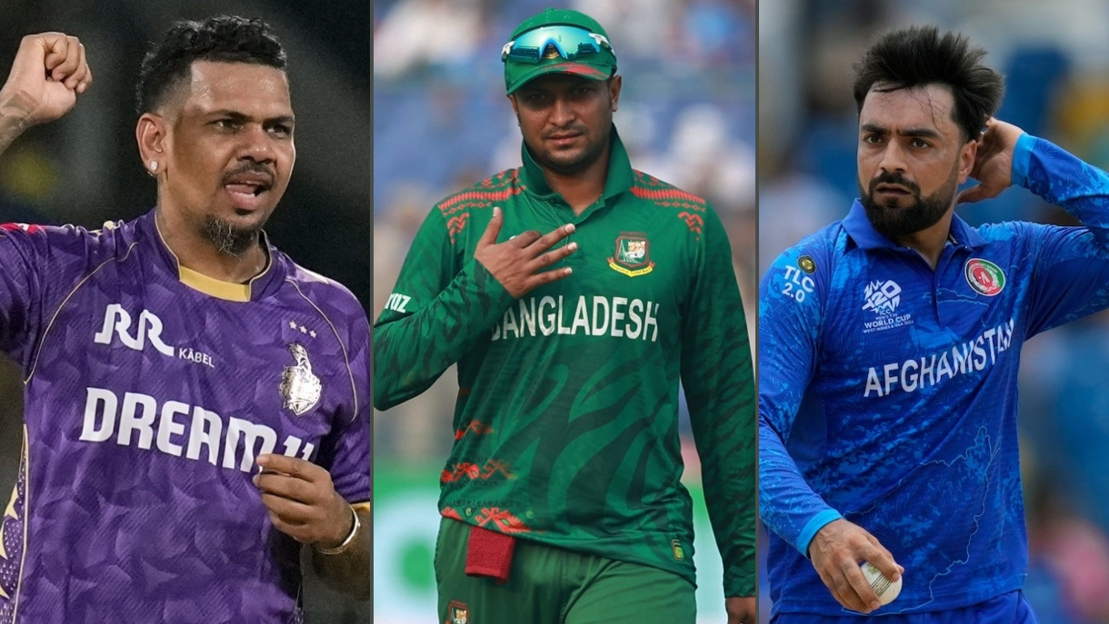 সাকিব, নারিন ও নিজের মাঝে সেরা বেছে নিলেন রশিদ খান...