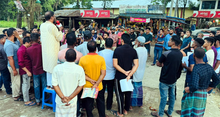 ৩১ দফা ও ধানের শীষের পক্ষে খান জামালের গনসংযোগ